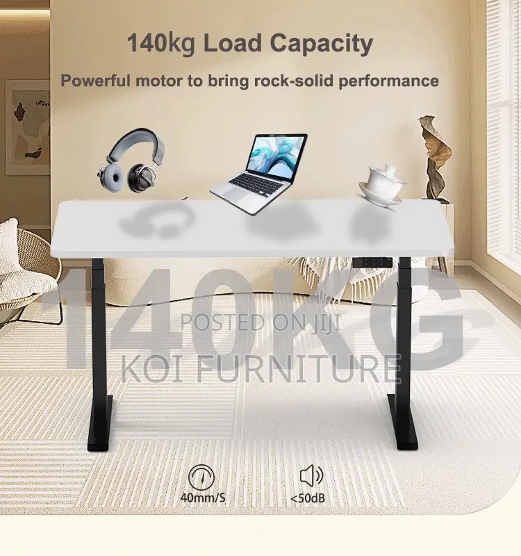 Office Desk; 1.2 Meters Electric Adjustable Safety Guard Desk