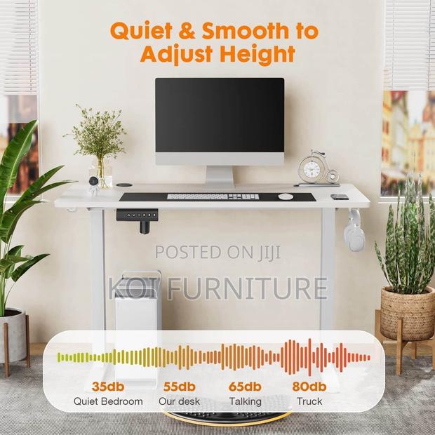 Office Desk; 1.2 Meters Electric Adjustable Safety Guard Desk - thumbnail 7