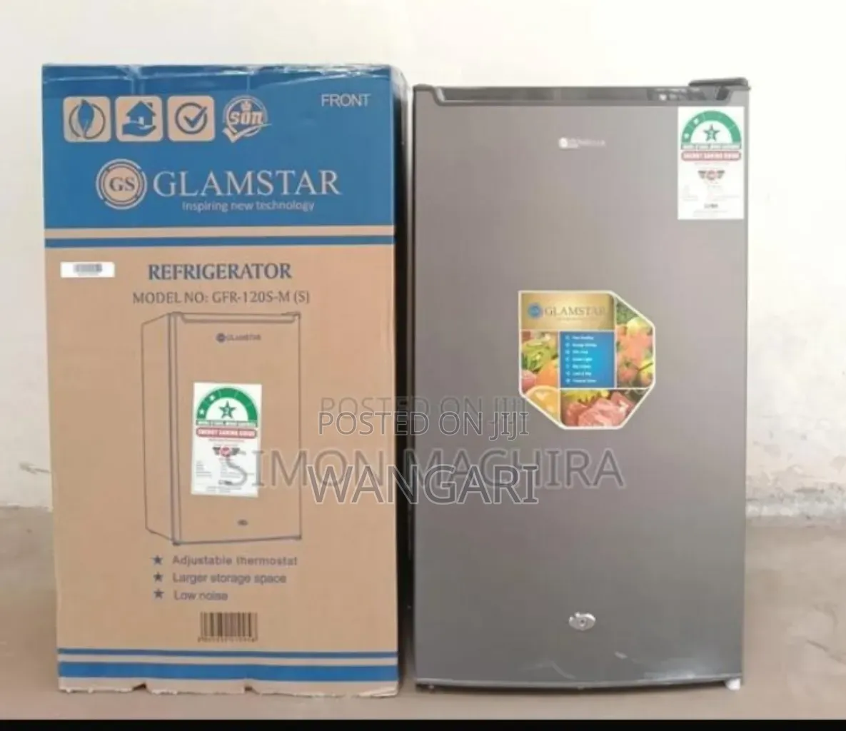 Elite Grey Glamstar 90l Fridge