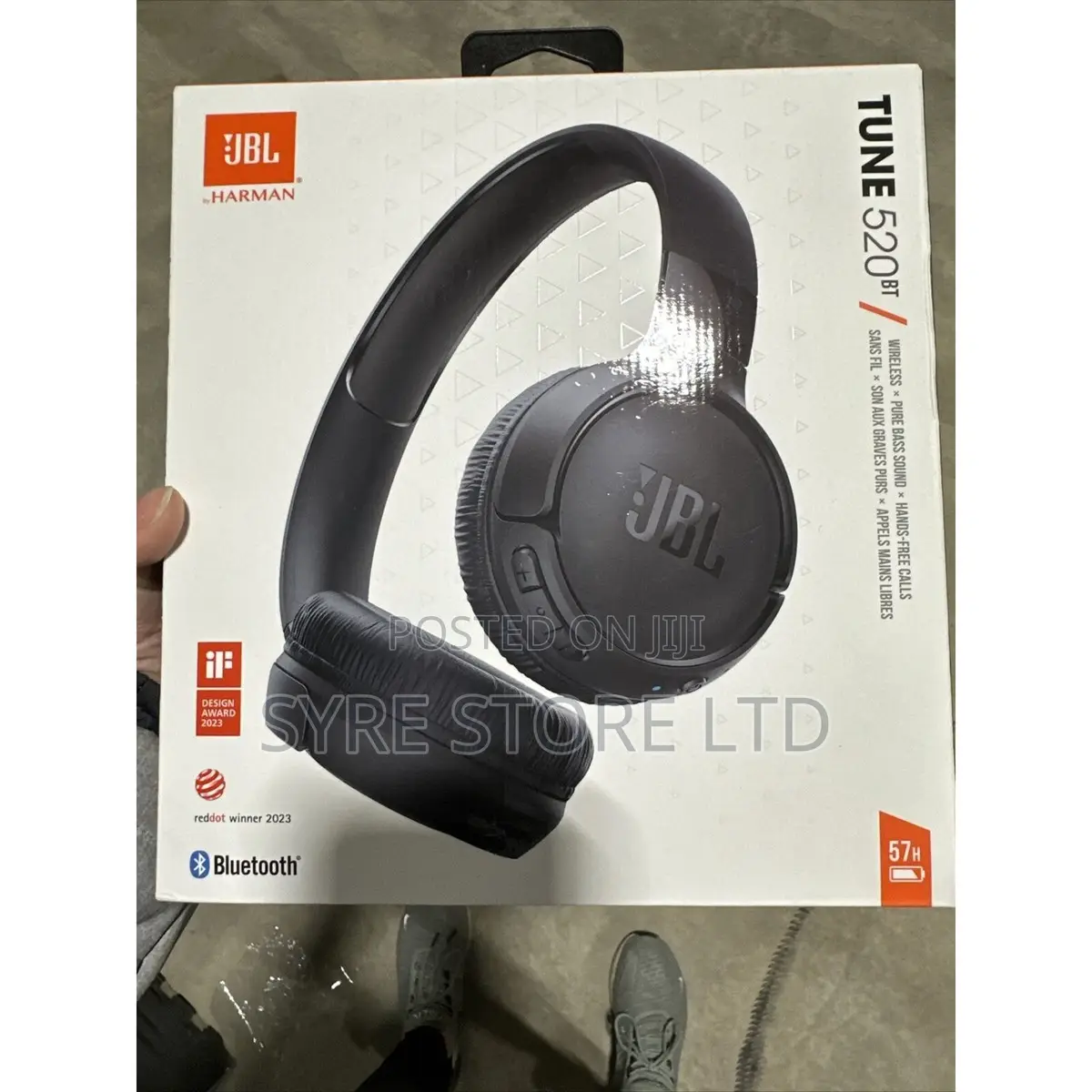JBL Tune 520bt Wireless on Ear Headphones
