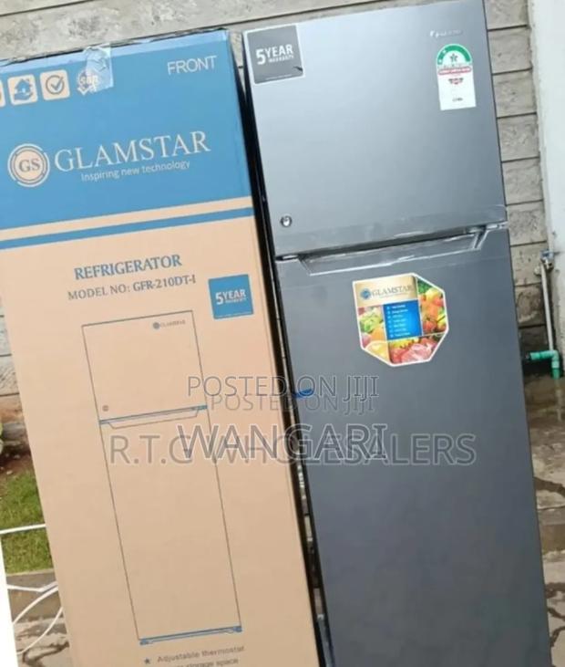 Two Doors. New Glamstar 168l Fridge
