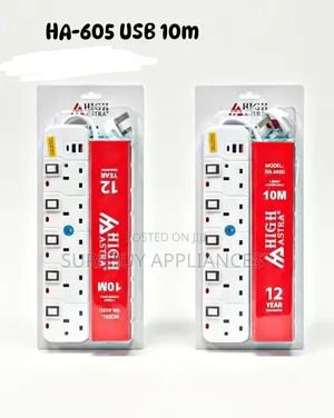 5-Way Power Extension With Usb Type-C Fast Charging (10m)