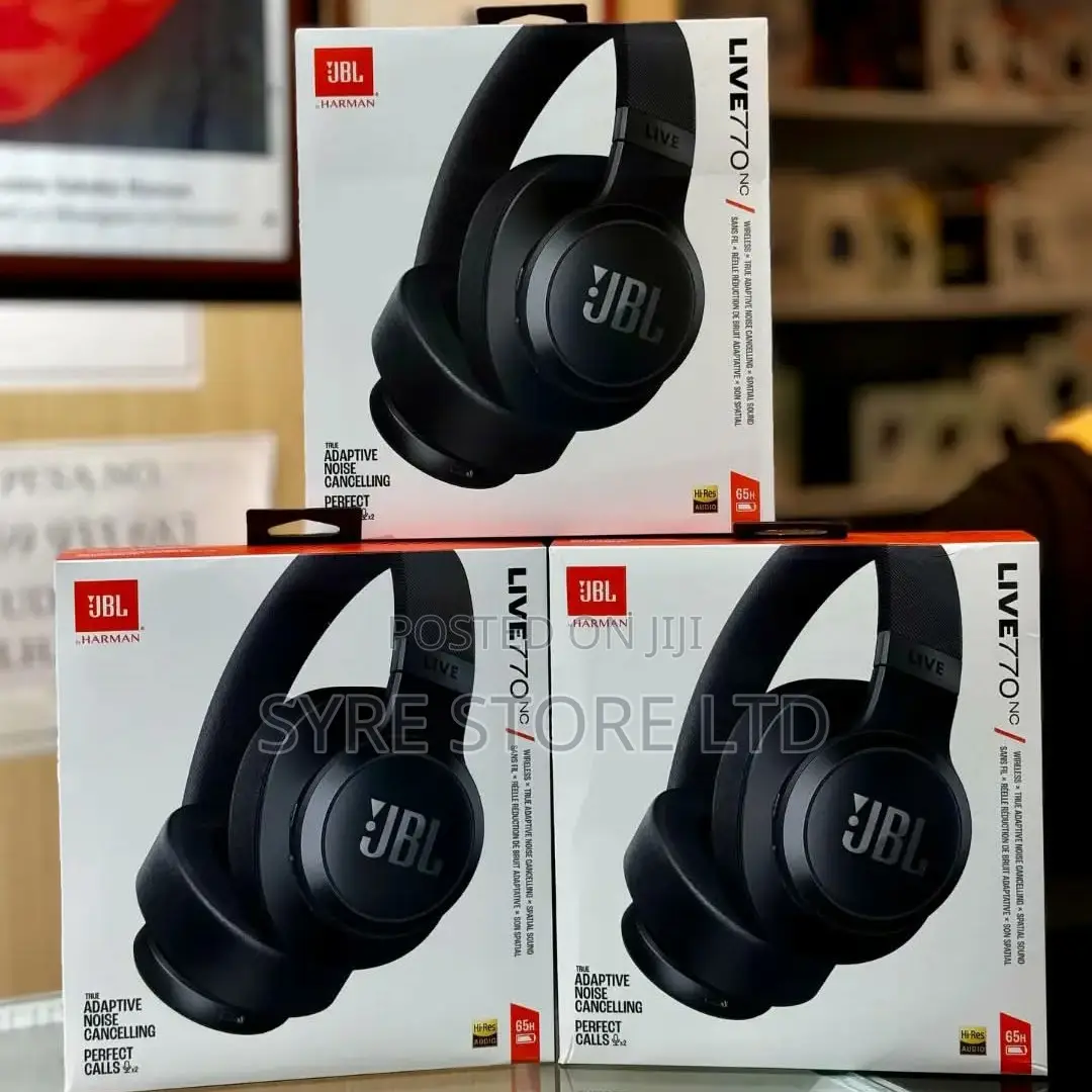 The JBL Live 770nc Wireless Over-Ear Headphones
