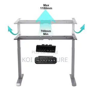 Office Desk; 1.4 Meters Premium Electric Adjustable Stitching Desk