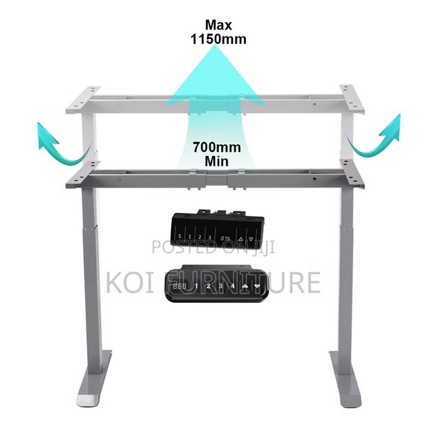 Office Desk; 1.4 Meters Premium Electric Adjustable Stitching Desk - thumbnail 3