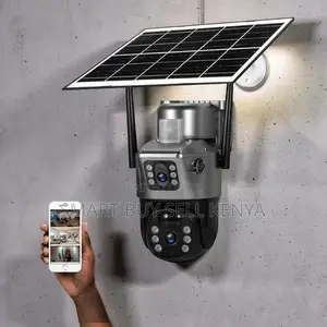 1080p and Motion Detection 4g Sim Card Dual Lens Security Solar Camera