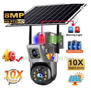 Solar Energy 4g PTZ Outdoor Security Surveillance Solar CCTV Camera