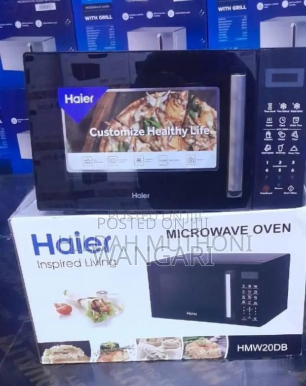Colour Black Haier 20l Digital Microwave