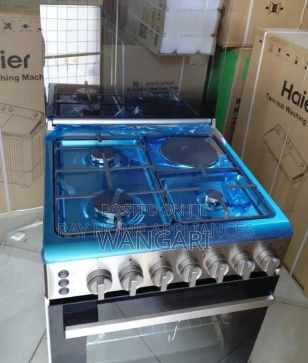 4gas 1electric Plate Haier 60*60 Standing Cooker