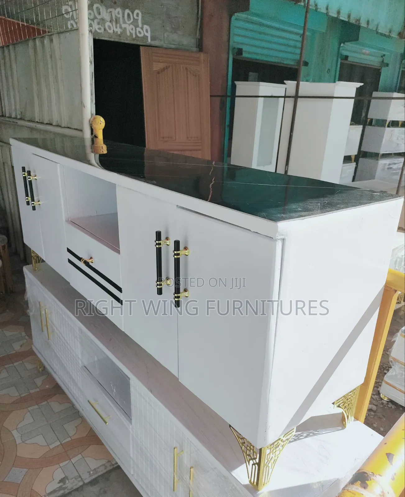 Black Top White Tv Stands