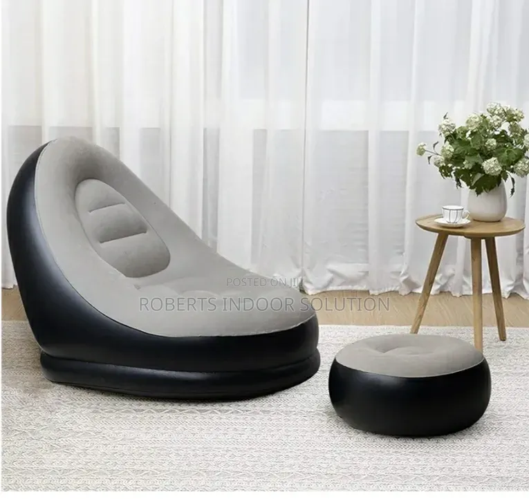 Lazy Sofa Set With A Footrest