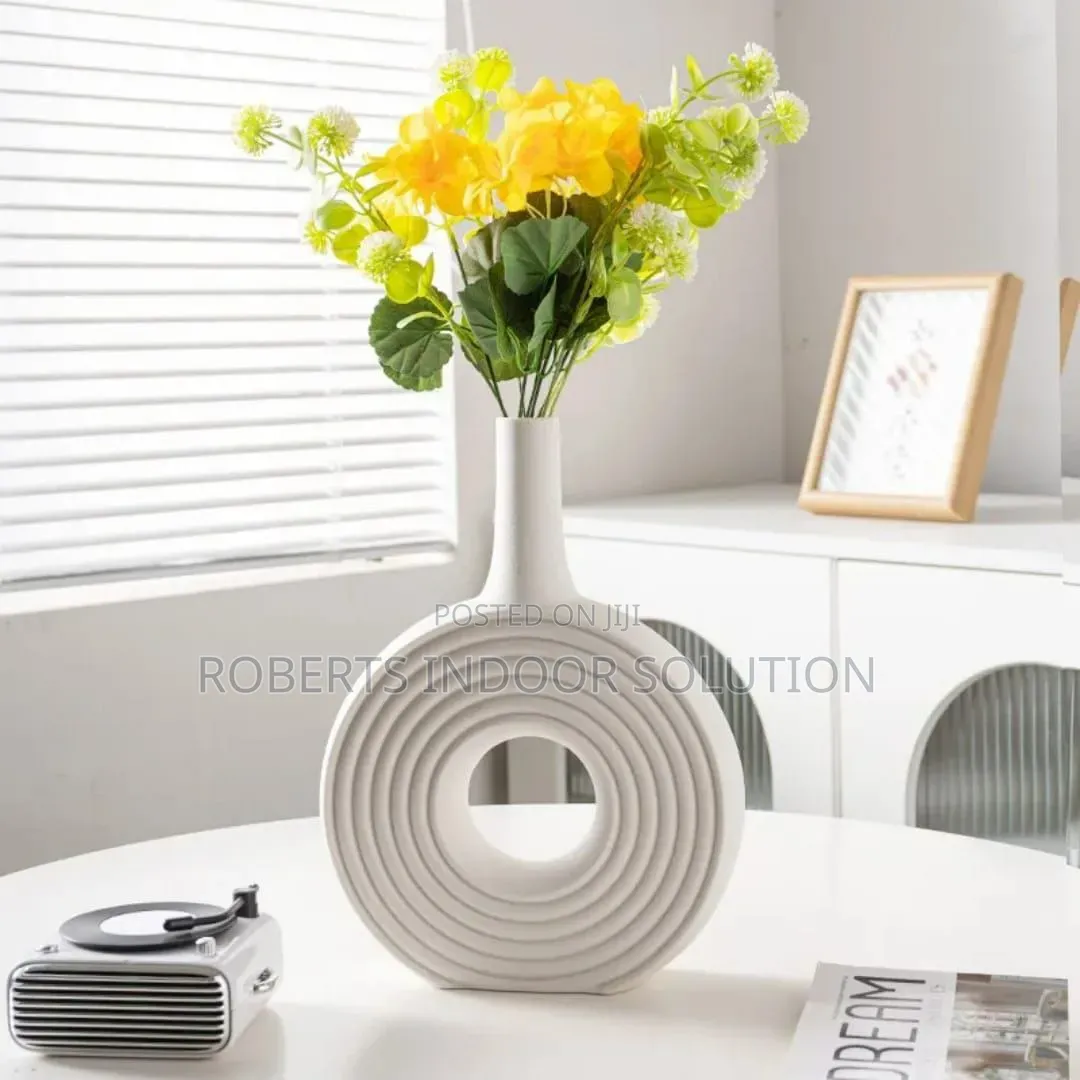 White Ceramic Vase
