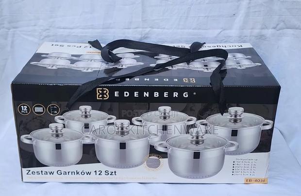 Edenberg Cookware Set/ Stainless Steel Induction Cookware Set - thumbnail 2