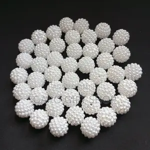 8/10/12 Mm White Pearl Beads | 16 Mm Strawberry Beads | 500g