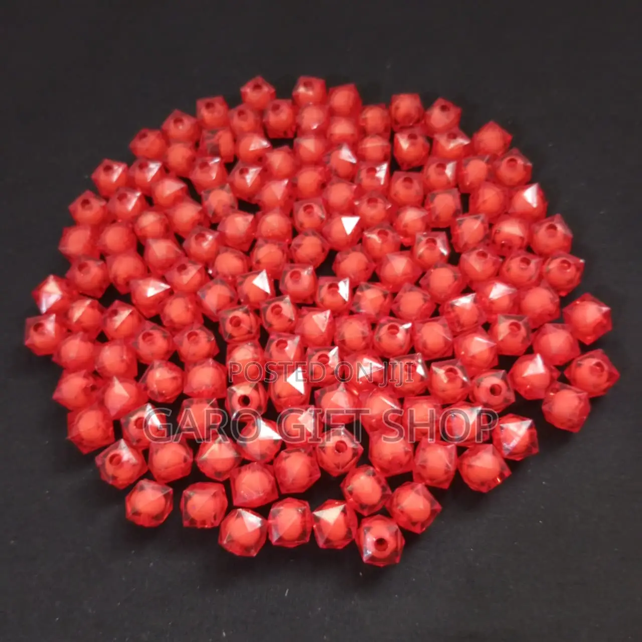 8/10/12 Mm White Pearl Beads | 16 Mm Strawberry Beads | 500g