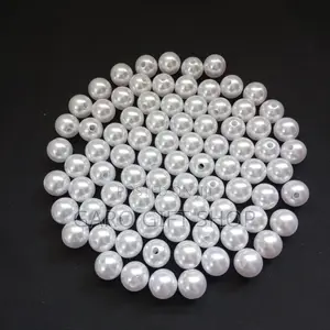 8/10/12 Mm White Pearl Beads | 16 Mm Strawberry Beads | 500g