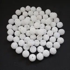 8/10/12 Mm White Pearl Beads | 16 Mm Strawberry Beads | 500g