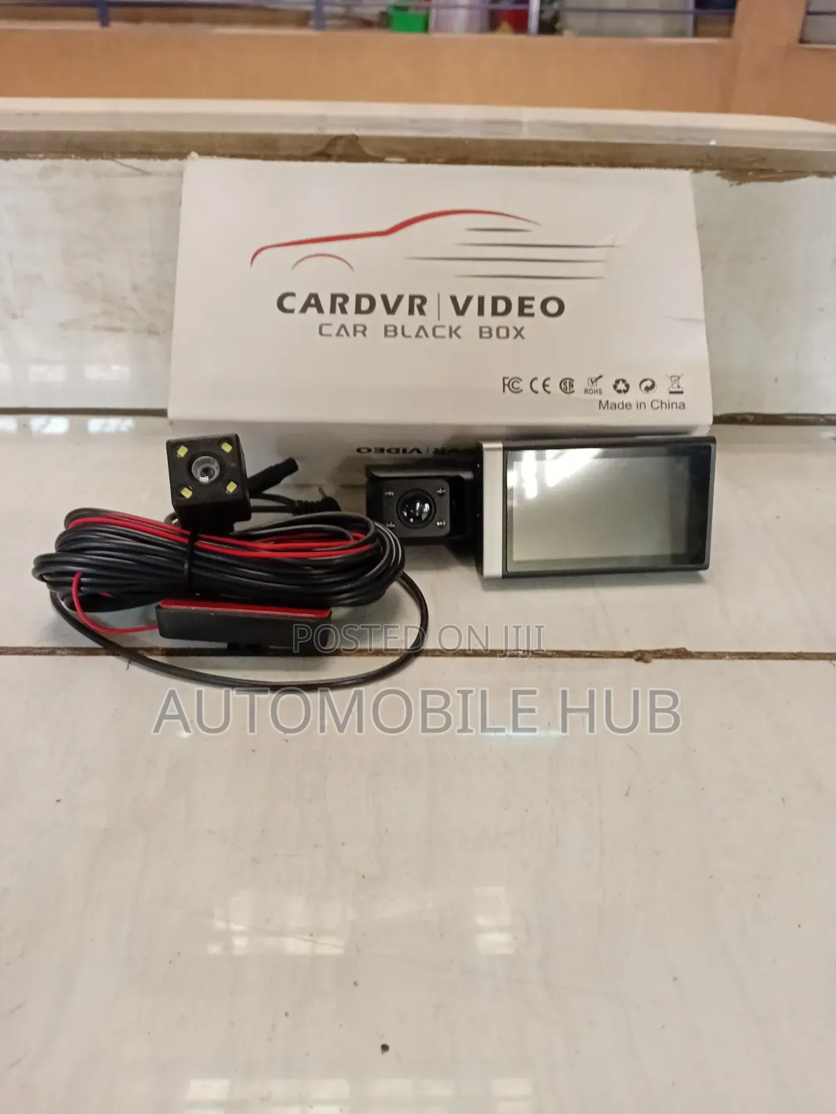3-in-1 Dash Cam Front Inside Rear – Full Hd Car DVR With Night Vision
