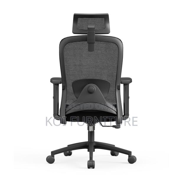 Office Chairs; Orthopedic Mesh Chair With Adjustable Lever - thumbnail 5