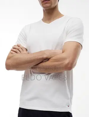 Men's 3 Pack Cotton v Neck T-Shirts - Tommy Hilfiger