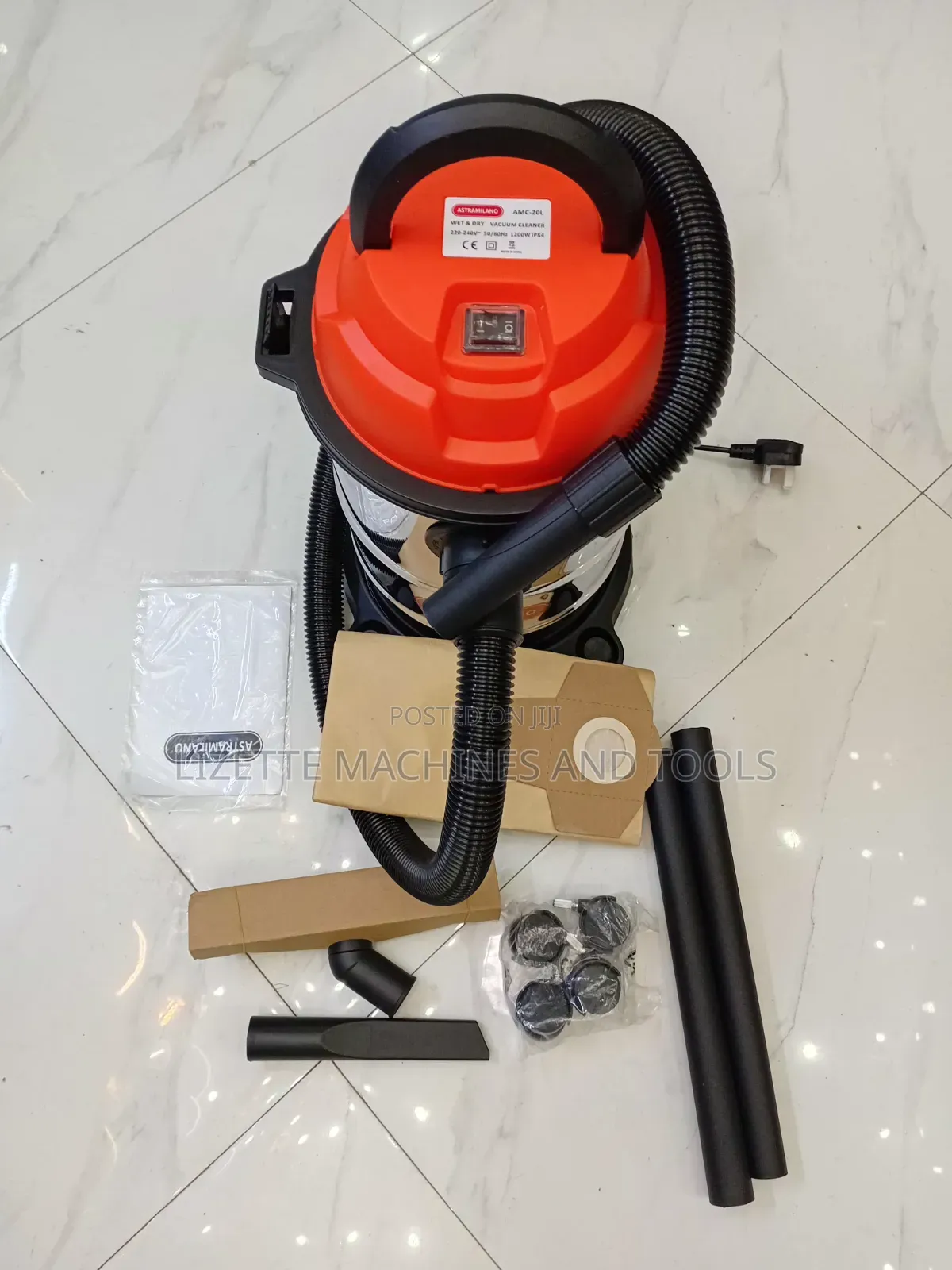 20l Astramilano Wet and Dry Vacuum Cleaner 1200w
