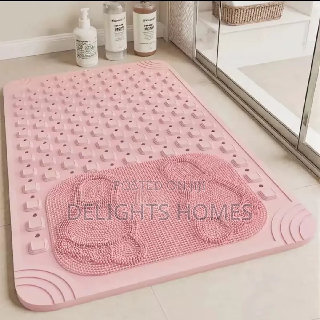 *Bathroom Antislip Mats With Scrubber and Pumice Stone