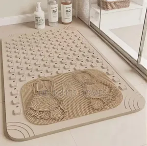 *Bathroom Antislip Mats With Scrubber and Pumice Stone