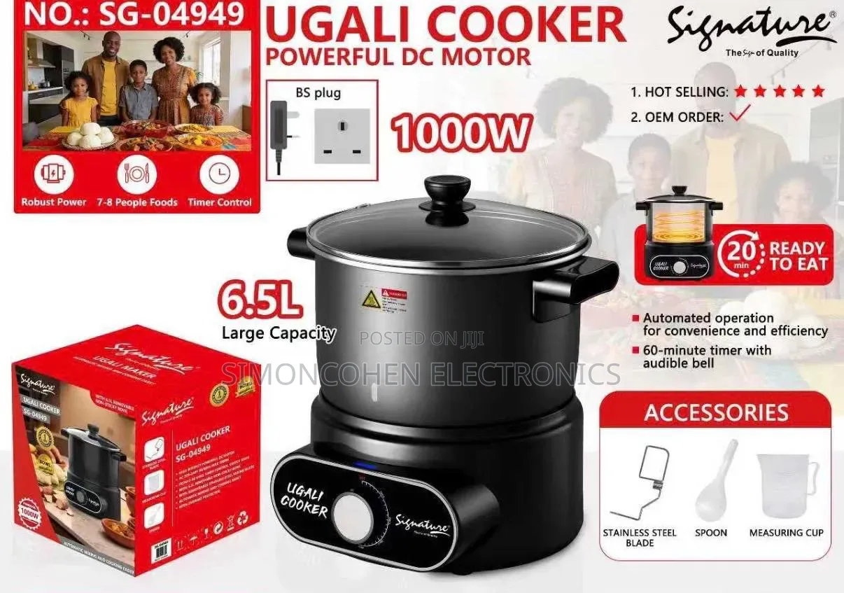 1000w Signature Ugali Cooker 6.5l