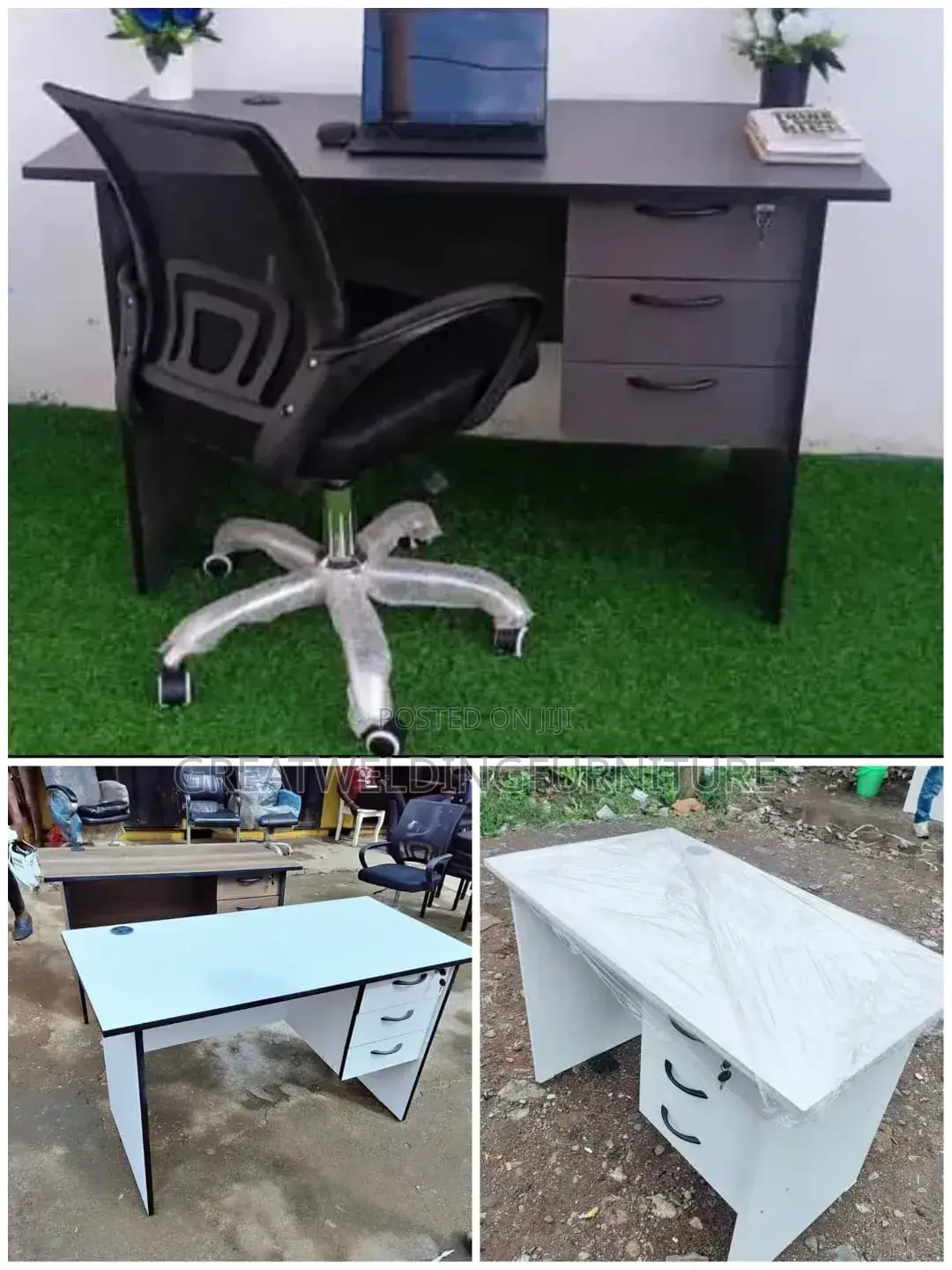 Generic High Quality Study Deskand Mesh Chair Set