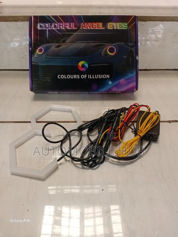 Colorful Angel Eyes RGB – Car Headlight Halo Rings With App Control