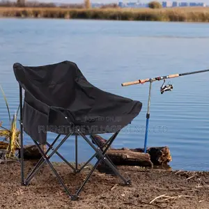 Outdoor Chair; Foldable Metal Chair Outdoor Camping Chair