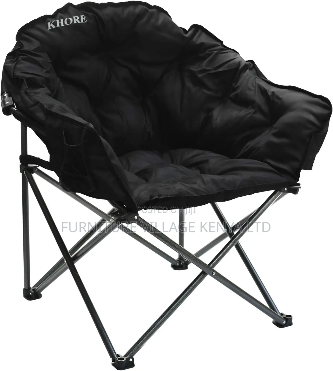 Outdoor Chair; Foldable Metal Chair Outdoor Camping Chair
