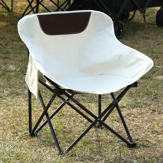Outdoor Chair; Foldable Metal Chair Outdoor Camping Chair