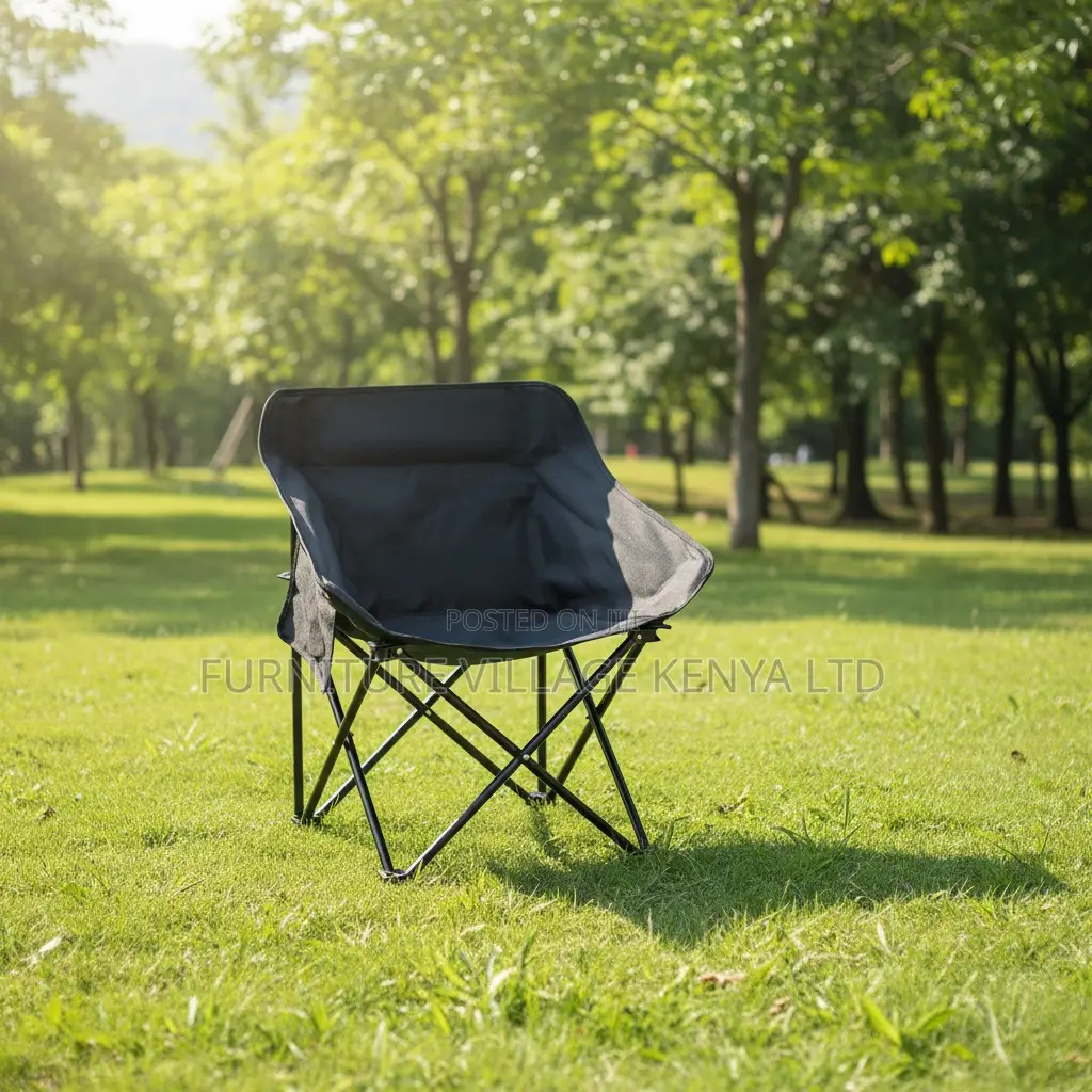 Outdoor Chair; Foldable Metal Chair Outdoor Camping Chair
