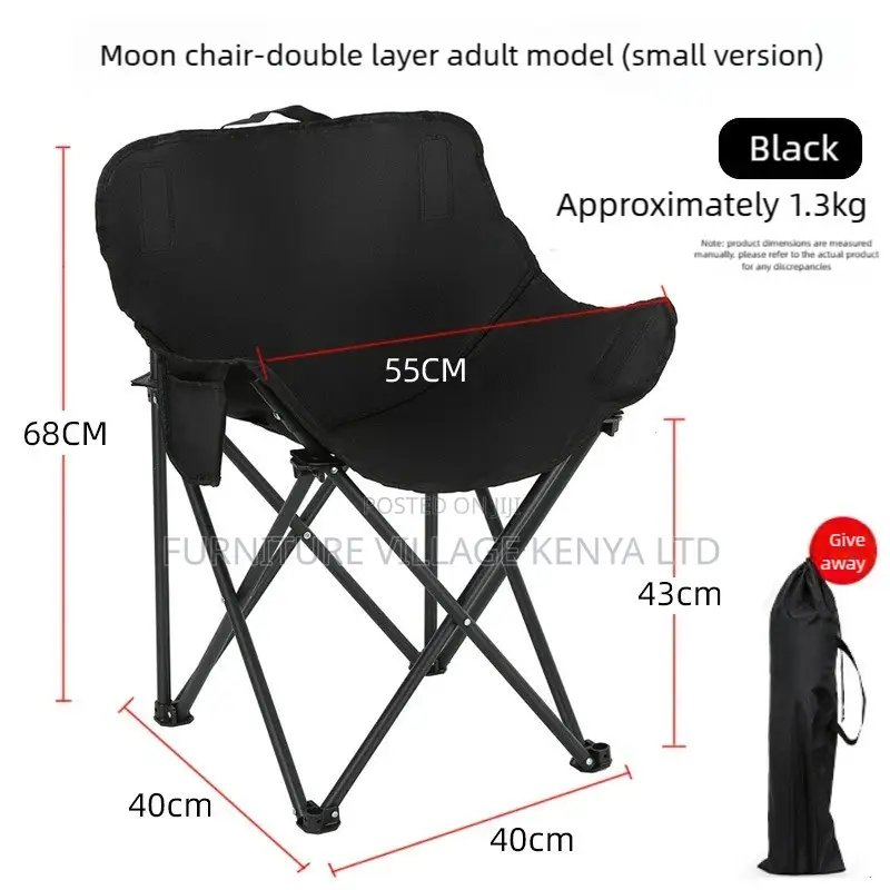 Outdoor Chair; Foldable Metal Chair Outdoor Camping Chair