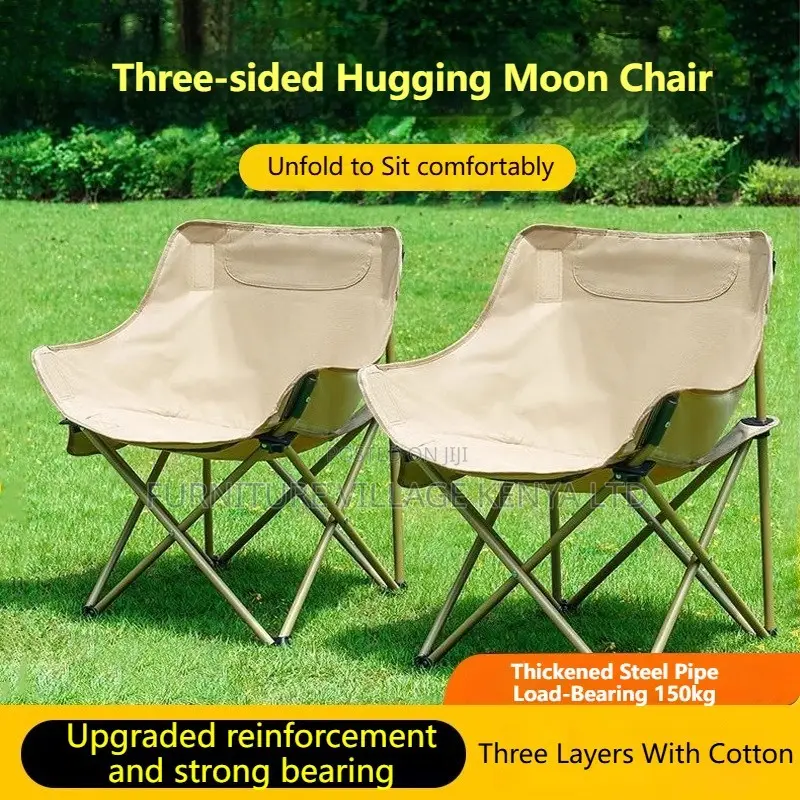 Outdoor Chair; Foldable Metal Chair Outdoor Camping Chair