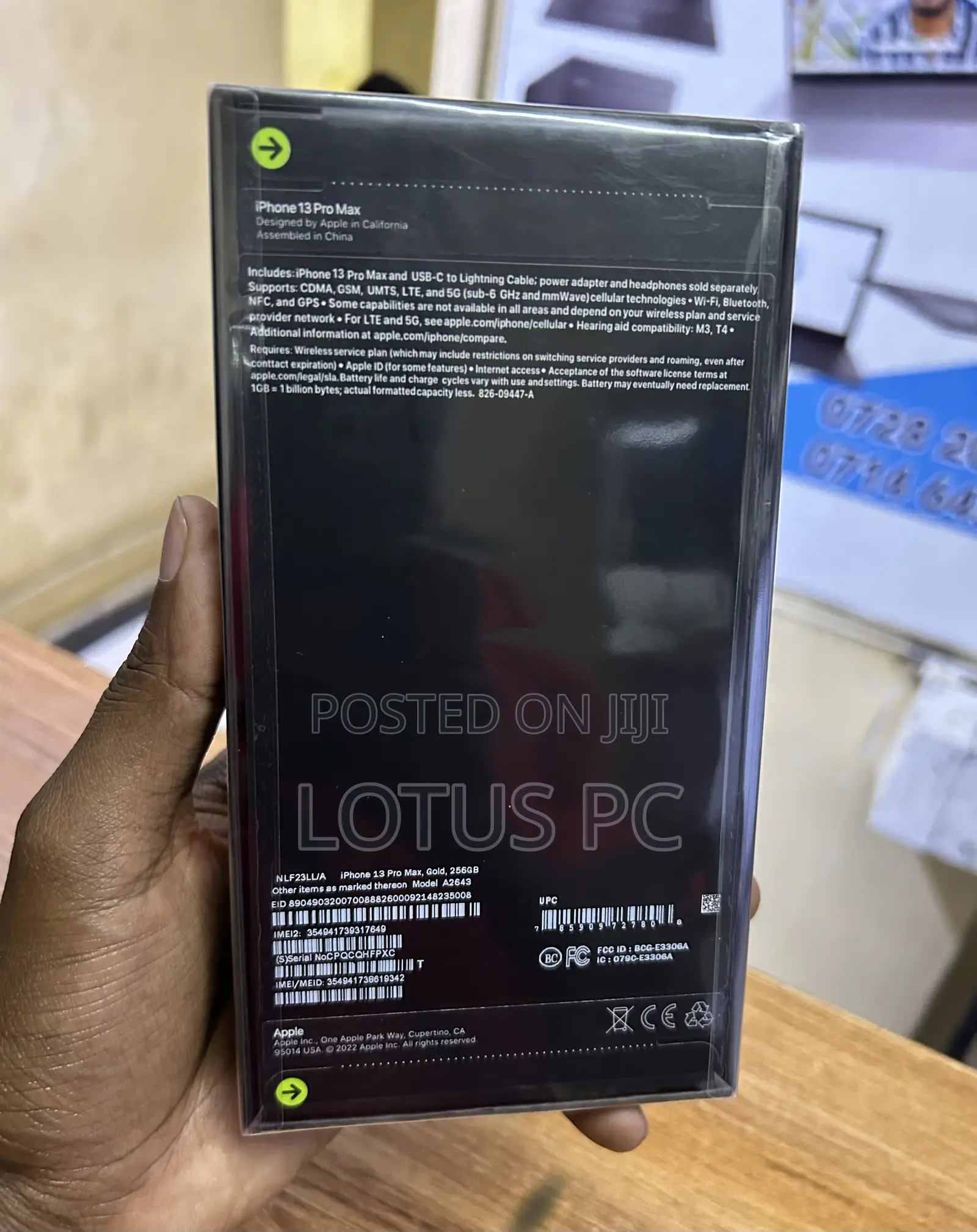 New Apple iPhone 13 Pro Max 256 GB Gold