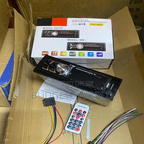. 606 Mp3 Car Radio – Digital Stereo Fm Player 1 Din Head Unit