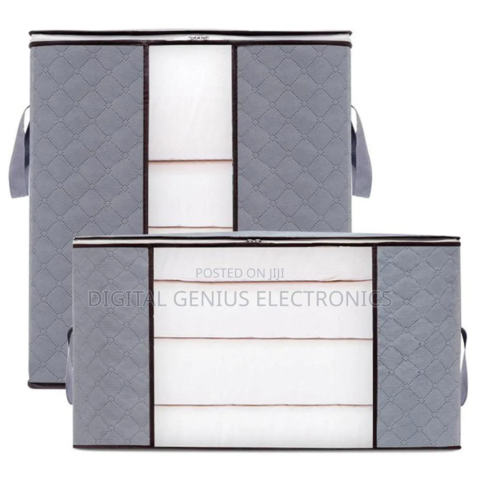 2pcs Foldable Cloth and Quilt Storage Bag