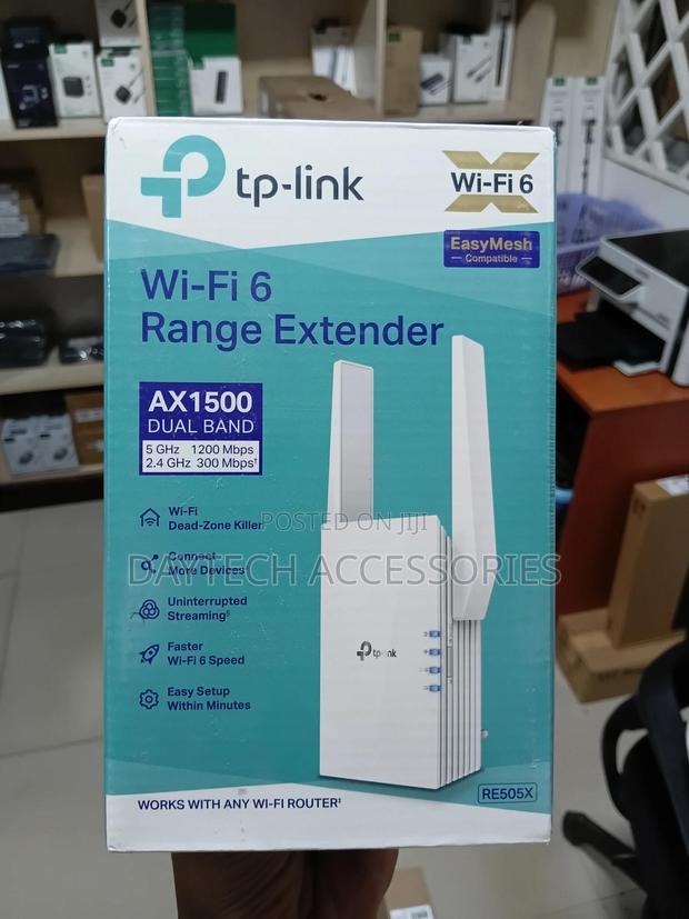 Tp-Link Ax1500 Wi-Fi 6 Range Extender (Model Re505x). - thumbnail 2