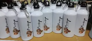 Branded White 500ml Water Bottles