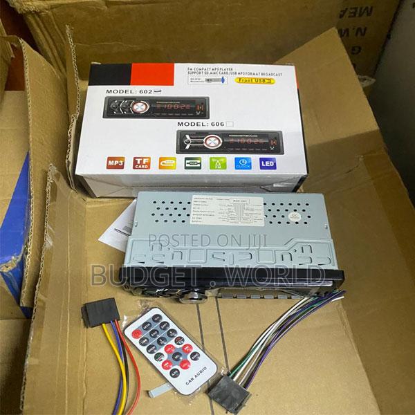 606 Car Audio System – Mp3/Fm Stereo 1 Din Unit - main view