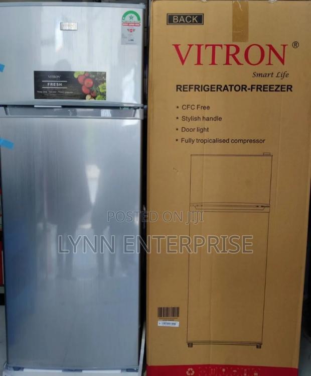 *Vitron 208litres Double Door Refrigerator