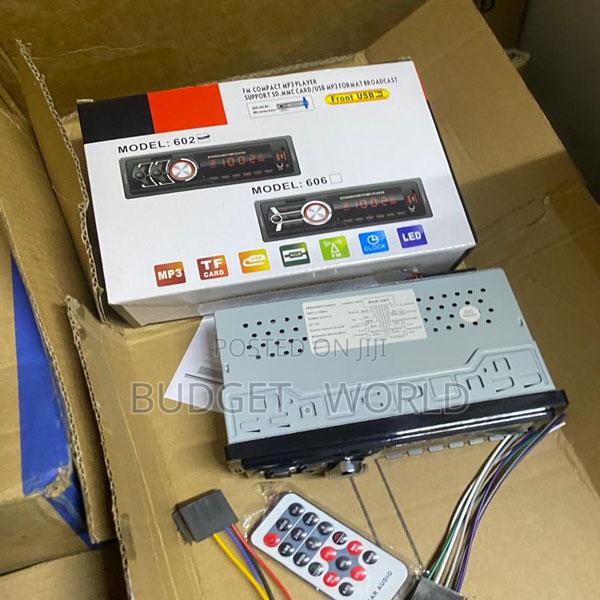 606 Digital Car Mp3 Radio – Compact Stereo System