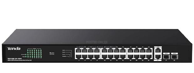 Tenda 24-Port Gigabit Ethernet Switch With 2 SFP Poe Switch