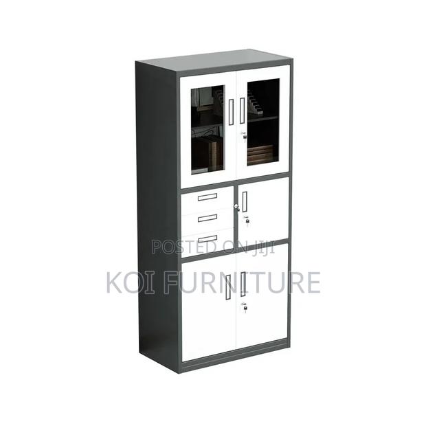 Office Cabinet; Executive Home Office Store Cabinet With Safe - thumbnail 2