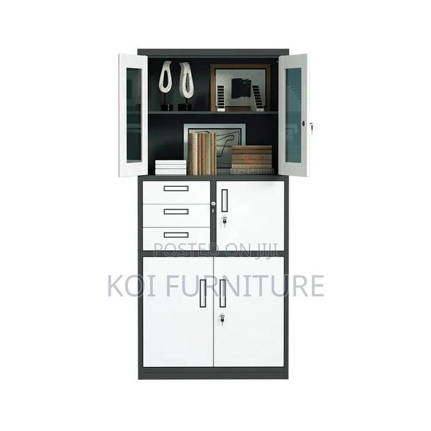 Office Cabinet; Executive Home Office Store Cabinet With Safe - thumbnail 3