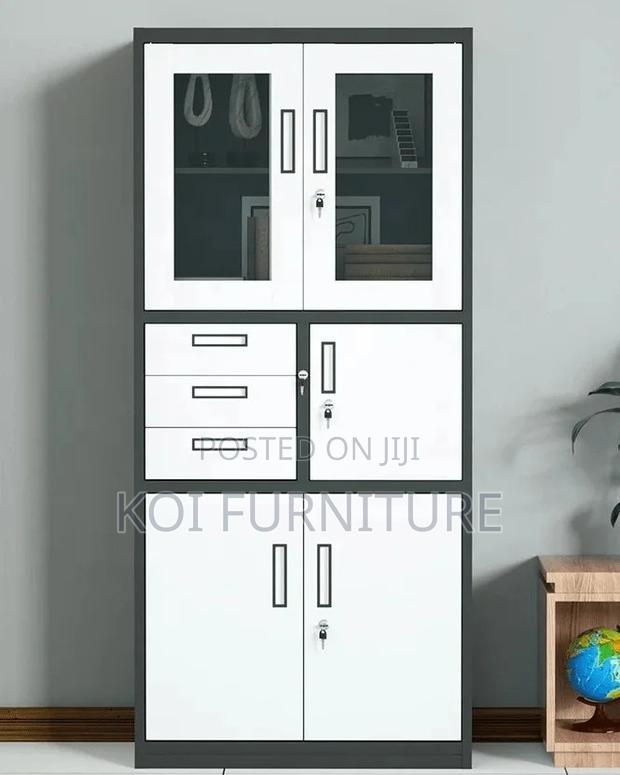 Office Cabinet; Executive Home Office Store Cabinet With Safe - thumbnail 4