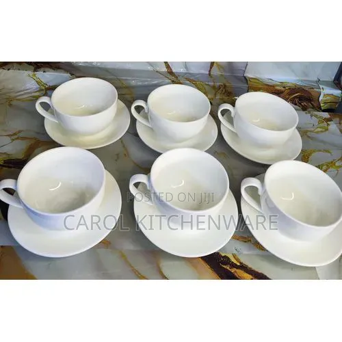 6 Pcs Cappuccino Saucer Cup