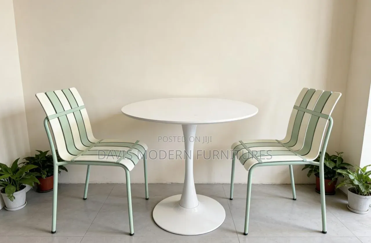 Marble -Top Dinning Table With Chairs